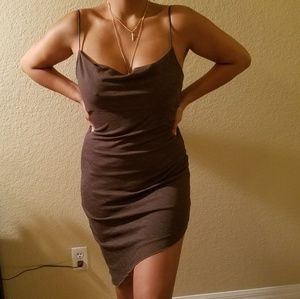 Olive Green Cocktail Dress